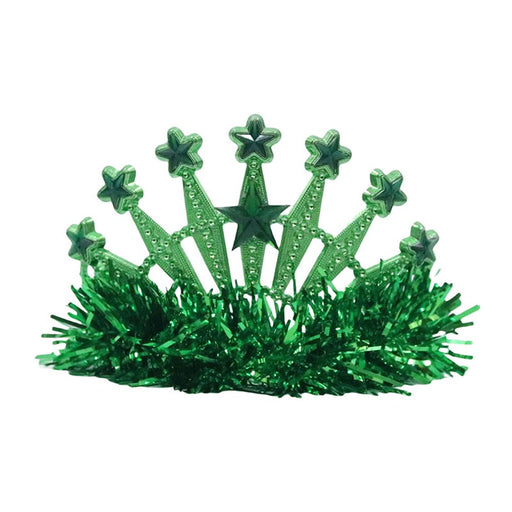 Green tiara costume accessory