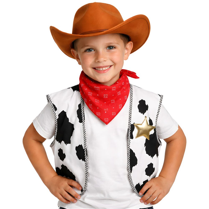 Cowboy dress up costume accessory kit