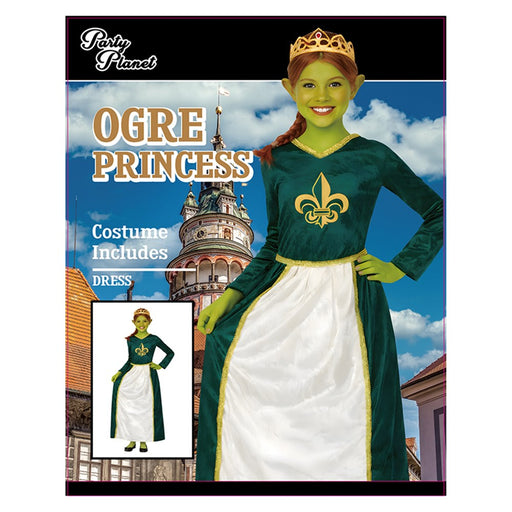 XXLarge ogre princess costume with headband