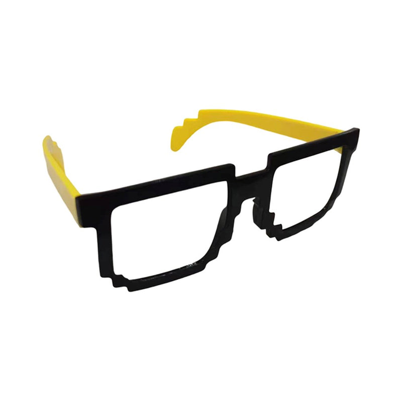 Pixel style party glasses