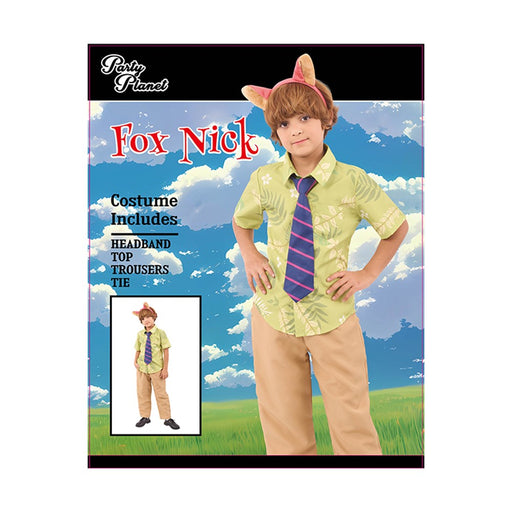 Nick Wilde fox costume for boys 9-10 years