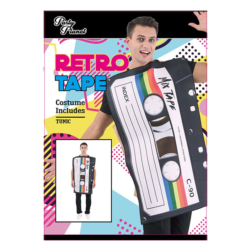 Retro Cassette Tape Costume – One Size