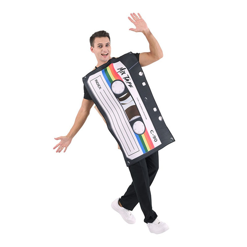 Retro Cassette Tape Costume – One Size