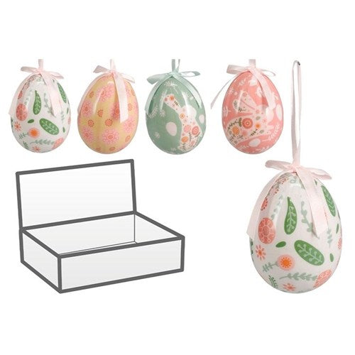 10cm hanging Easter egg assorted designs