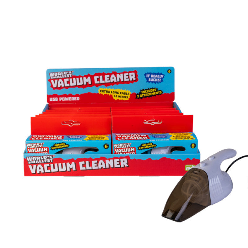 Miniature working vacuum cleaner