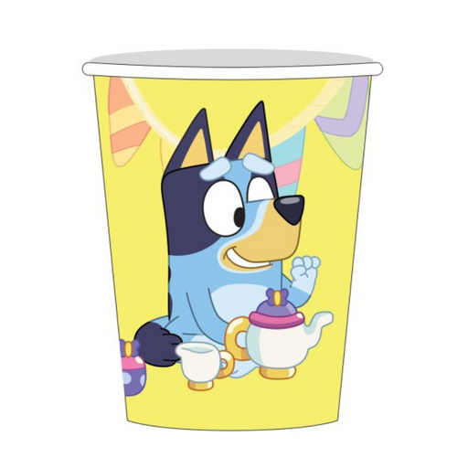 Ronis Paper Cups Bluey 250ml