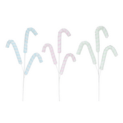 Ronis Pastel Plush Candycane Spray 56cm Assorted