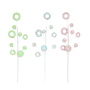 Ronis Pastel Sprinkles Donut Pick 54cm Assorted