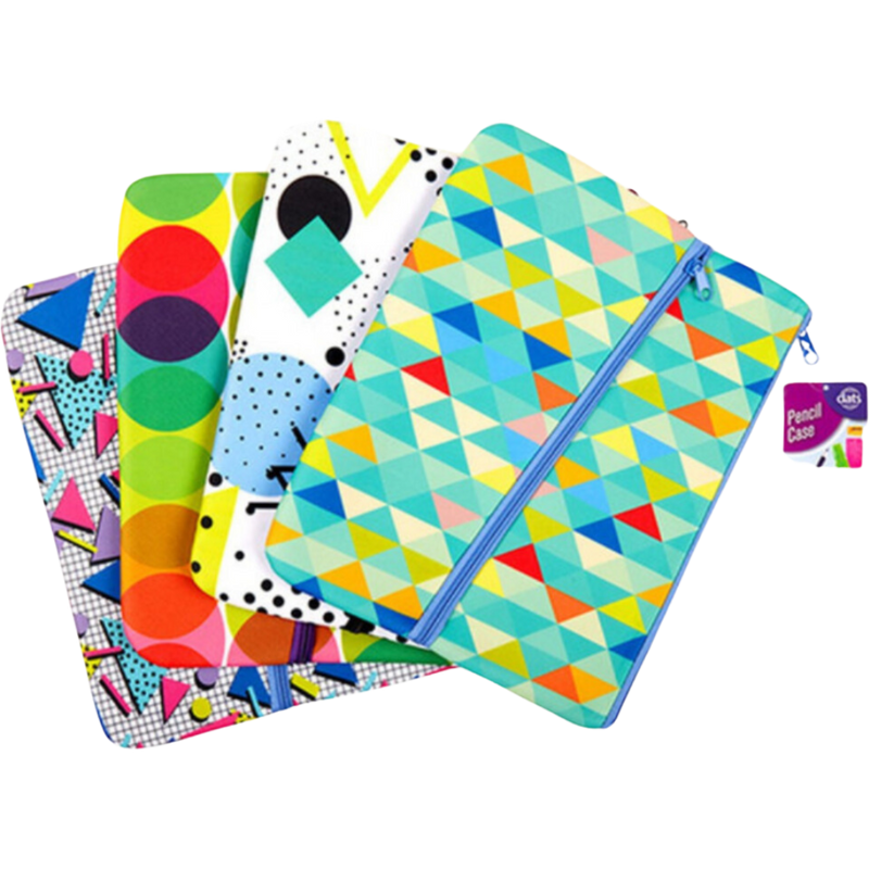 Ronis Pencil Case 2 Zip EVA 320x250mm Assorted