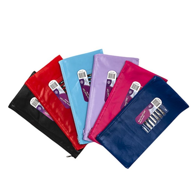 Ronis Pencil Case Name 1 Zip PVC 330x165mm 330x165mm Assorted
