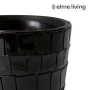 Ronis Peyton Pot 18x18x16cm Black