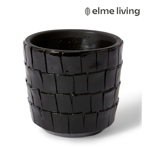 Ronis Peyton Pot Black 15x15x13cm