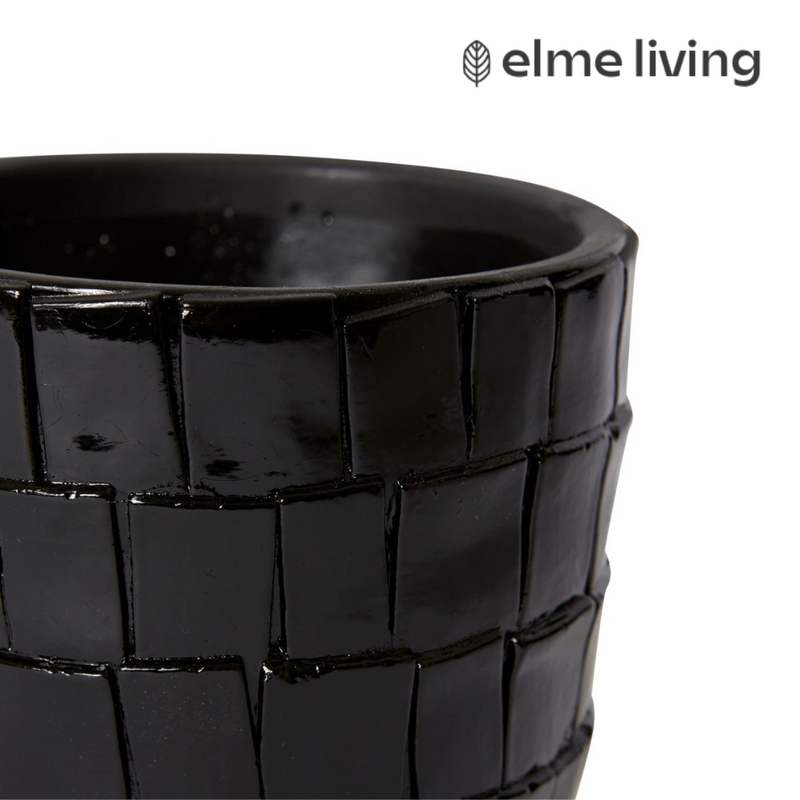 Ronis Peyton Pot Black 15x15x13cm