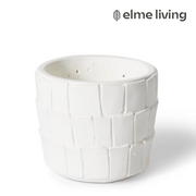 Ronis Peyton Pot White 11x11x10cm – thumbnail