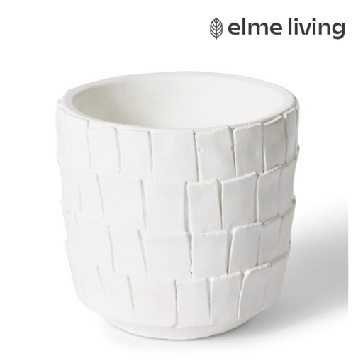 Ronis Peyton Pot White 15x15x13cm