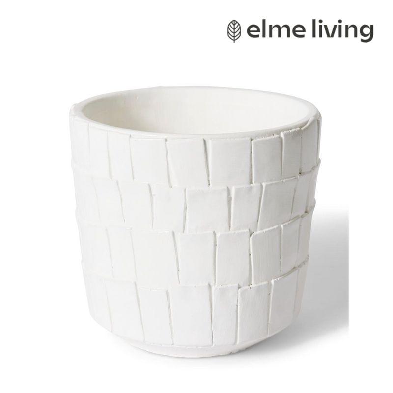Ronis Peyton Pot White 18x18x16cm