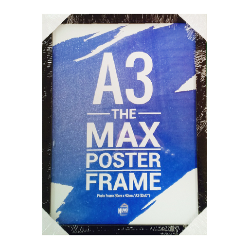 Ornate black A3 photo frame 30x42cm made from 100% timber decorative picture frame for posters, prints and certificates