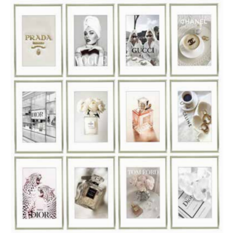 Ronis Photo Frame A3 Matted to A4 With a Champagne Frame Assorted