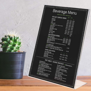 Clear acrylic perspex photo frame 20x25cm transparent modern picture frame for photos and prints – thumbnail