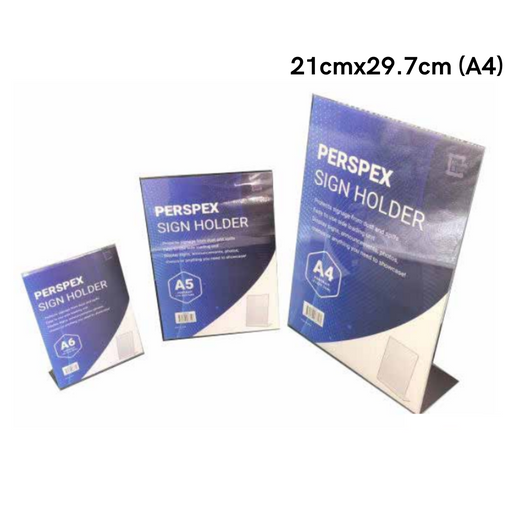 Clear acrylic perspex photo frame A4 21x30cm transparent display frame for prints and signage