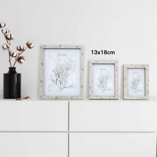 Ronis Photo Frame Coraline Metallic Shell Look 13x18cm