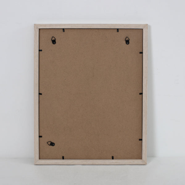 Photo Frame Double Matted Chester in light wood finish, size 25.4x30.5cm, with double mat border for a gallery-style display