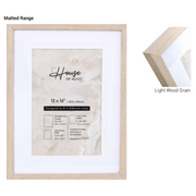 Ronis Photo Frame Double Matted Chester Light Wood 50.8x50.8cm