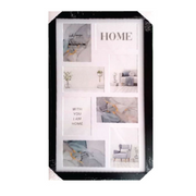 Ronis Photo Frame Double Matted Connor Black & White 8 Window Collage 33x61cm Assorted