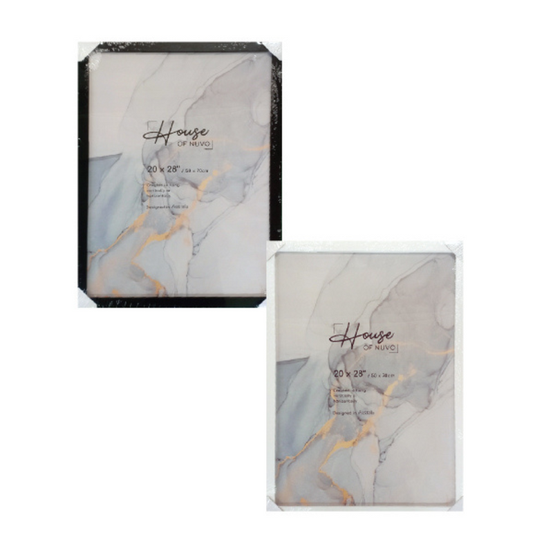 Connor non matted photo frame 50x70cm black and white assorted for posters and prints