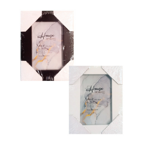 Connor non matted photo frame 10x15cm 4x6 black and white assorted picture frame