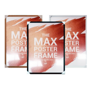 Ornate 100% timber photo frame 60x90cm in natural wood finish for wall art – thumbnail