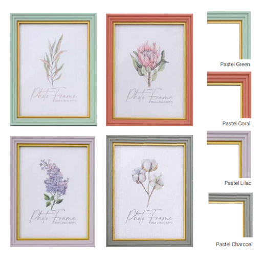 Ronis Photo Frame Piper Pastel Colourful 15x20cm Assorted