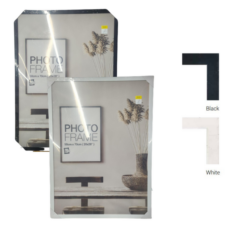 Ronis Photo Frame Raddison White & Black Mixed MDF 50x70cm Assorted