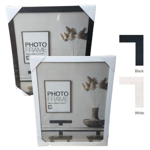 Ronis Photo Frame Raddison White & Black Mixed MDF Frame 28x36cm Assorted