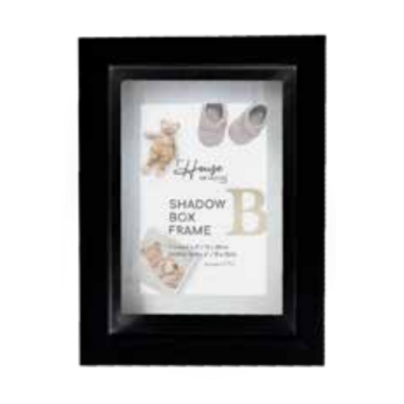 Black shadow box photo frame 40x40cm deep display frame for keepsakes and memorabilia