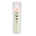 Ronis Pillar Candle With Moon Phase 21cm