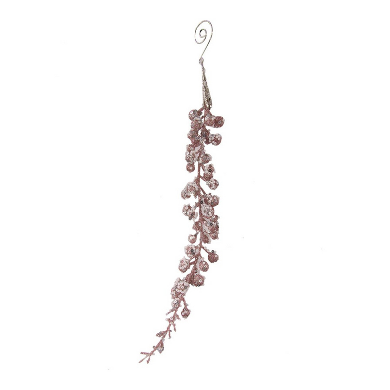 Ronis Pink Glitter Hanging Vine 30cm