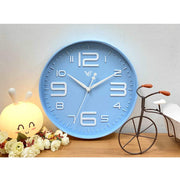 Ronis Piper 3D Art Numbers Wall Clock 31x31x4.5cm Assorted