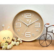 Ronis Piper 3D Art Numbers Wall Clock 31x31x4.5cm Assorted