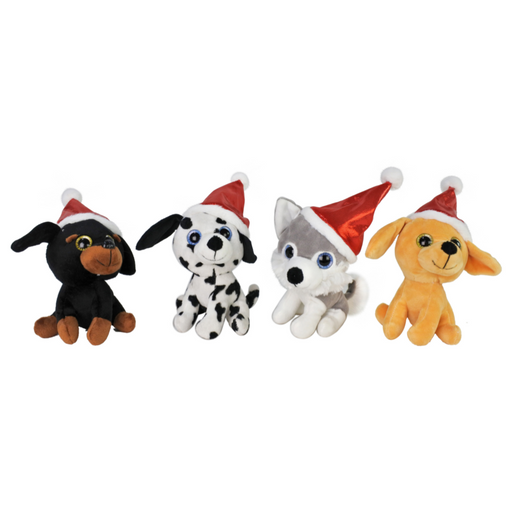 Ronis Plush Puppy with Big Eyes 4 Asstd