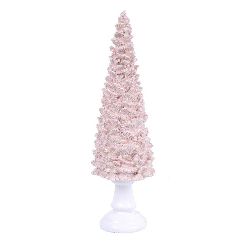 Ronis Polyresin Tree 24cm Pink