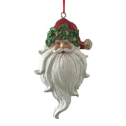 Festive polyresin Santa hanging décor for Christmas tree