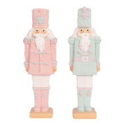 Ronis Polyresin Nutcracker 6x5x20cm Blue and Pink Assorted