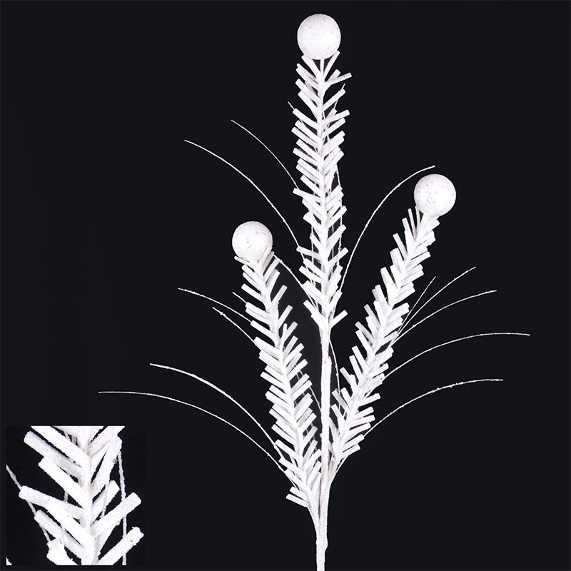 Ronis Pompom Stem 80cm White