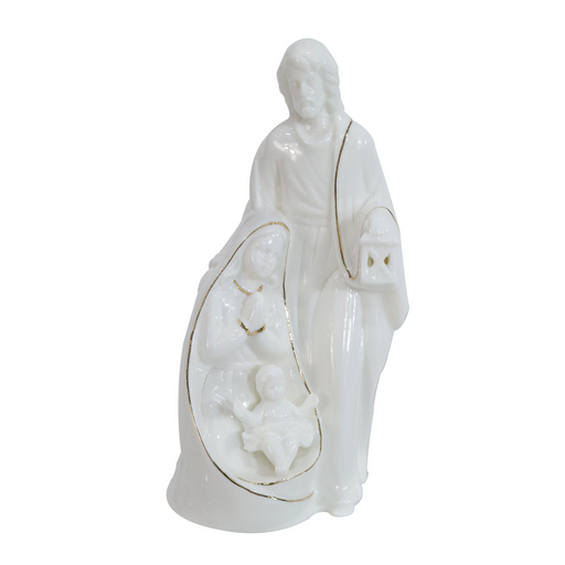 Ronis Porcelain Nativity Scene White/Gold