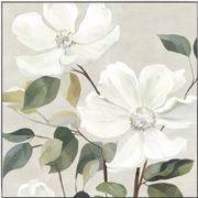 Posy Parade painting 83x83cm square statement wall art for modern home décor – thumbnail