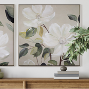 Posy Parade painting 83x83cm square statement wall art for modern home décor – thumbnail