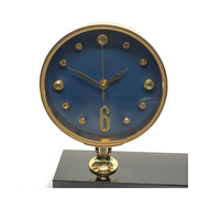 Ronis Premium Clock Crystal Swan 17cm Blue