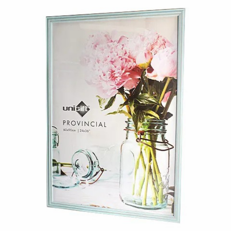 Provincial blue frame 60x90cm large wall frame for posters artwork and prints