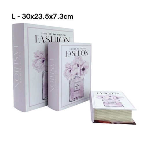 Ronis Purple Fashion Book Box Large 30x23.5x7.3cm